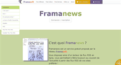 Desktop Screenshot of framanews.org