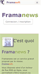 Mobile Screenshot of framanews.org