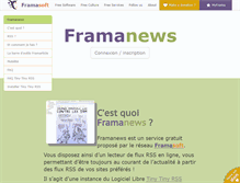 Tablet Screenshot of framanews.org